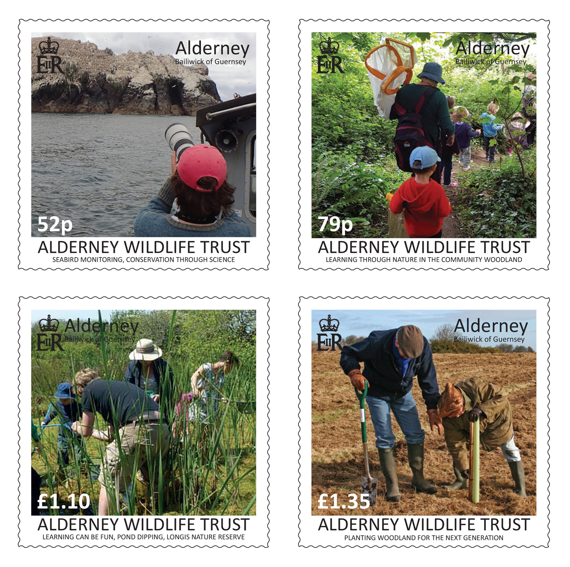 Set of 4 Stamps